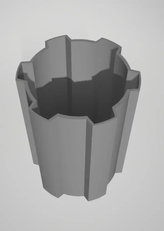 Grape Crusher sleeve mod (for better crushed grapes) — modelo 3D
