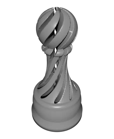 Pawn Chess Piece Impossible Passthrough — modelo 3D