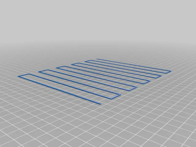 Bed Level Stripes Test — modelo 3D