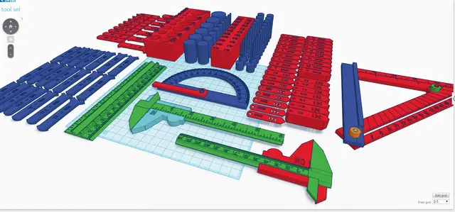 Printable "Precision" Measuring Tools — modelo 3D