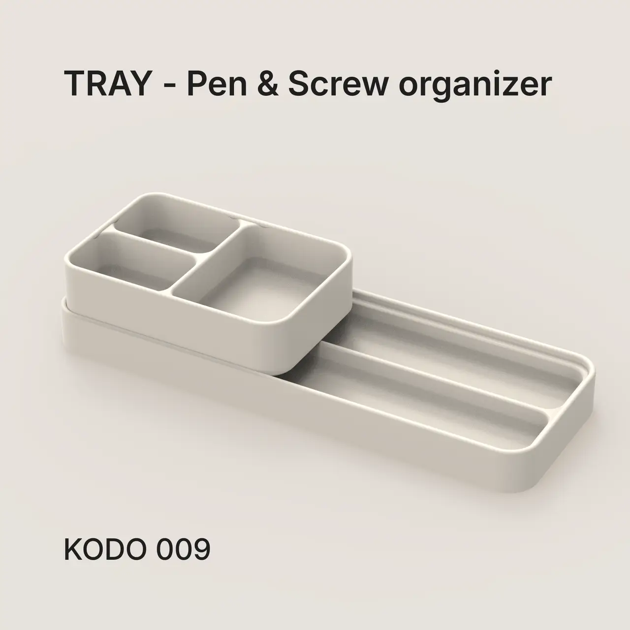 TRAY - Pen & Screw holder — modelo 3D
