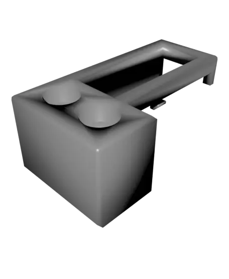 PTFE Tube Holder for External Dry Boxes - Elegoo Neptune 4/4Pro — modelo 3D