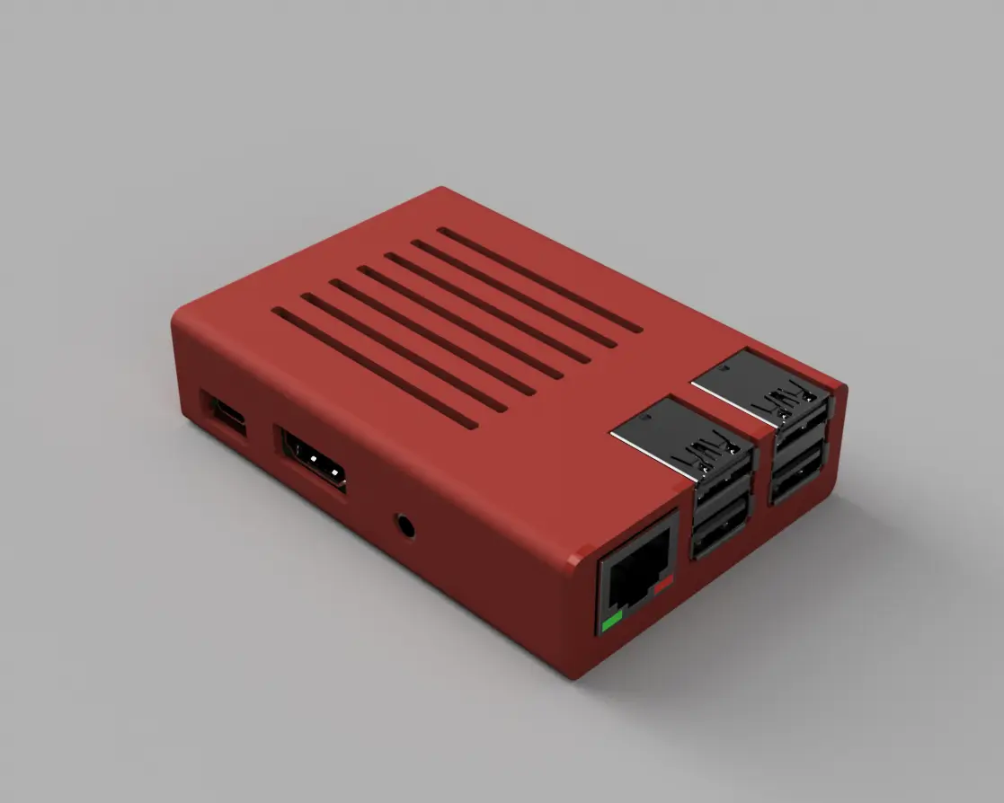 Raspberry PI B+/2 & 3 case — modelo 3D