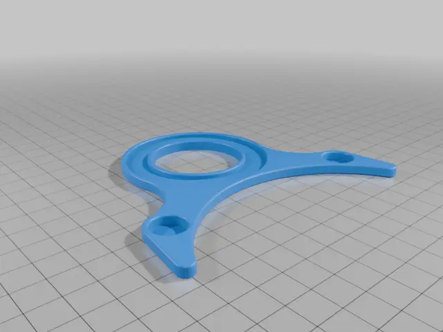 Simagic Alpha Evo Magsafe Mount — modelo 3D