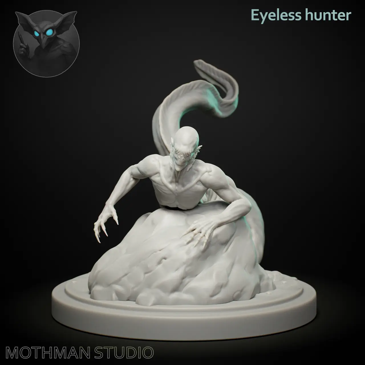 Eyeless hunter 50 mm DnD — modelo 3D