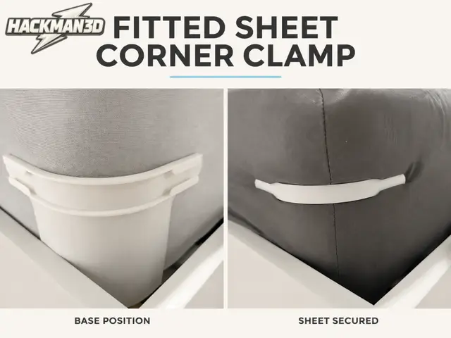 Fitted Sheet Corner Clamp – Keep Your Sheet in Place — modelo 3D