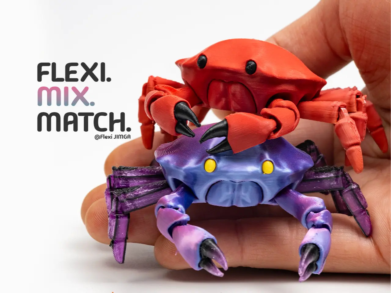 Modular Flexi Crab No AMS Required — modelo 3D
