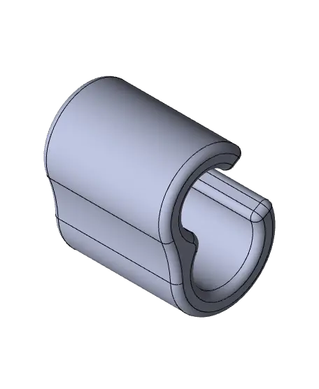 Bike Brake and Shifter cable clip (4mm shifter, 5mm brake) — modelo 3D