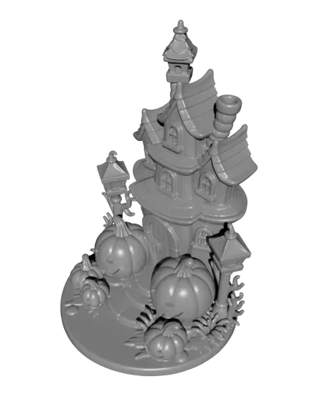 Casa abobora halloween.stl — modelo 3D