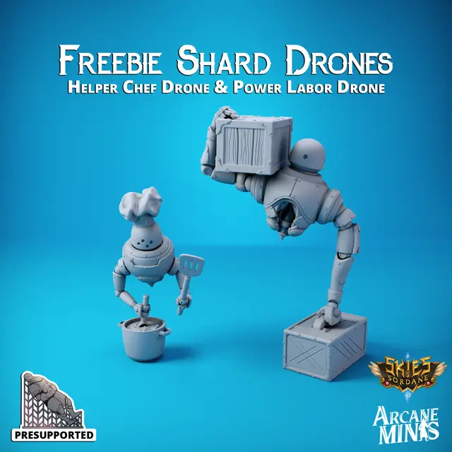 Airship Campaigns - Freebie Shard Drones — modelo 3D