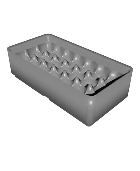 Gridfinity AAA Battery Holder — modelo 3D