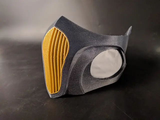 Respirator Breathing Mask With HEPA Filter — modelo 3D