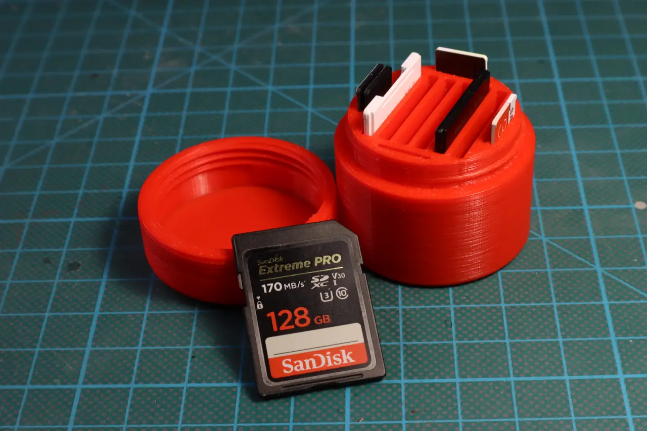 SD Card Case — modelo 3D