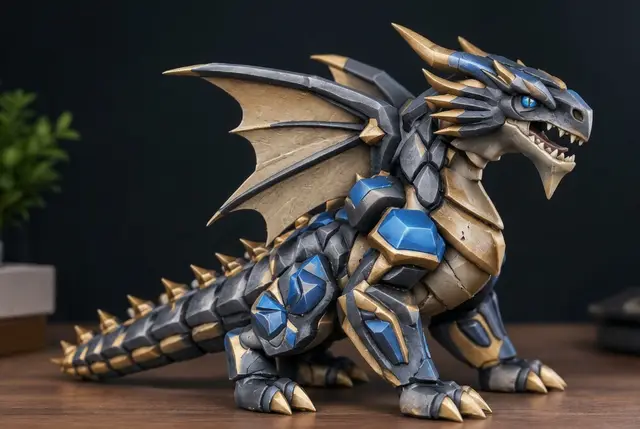 Crystalborn Dragon — modelo 3D