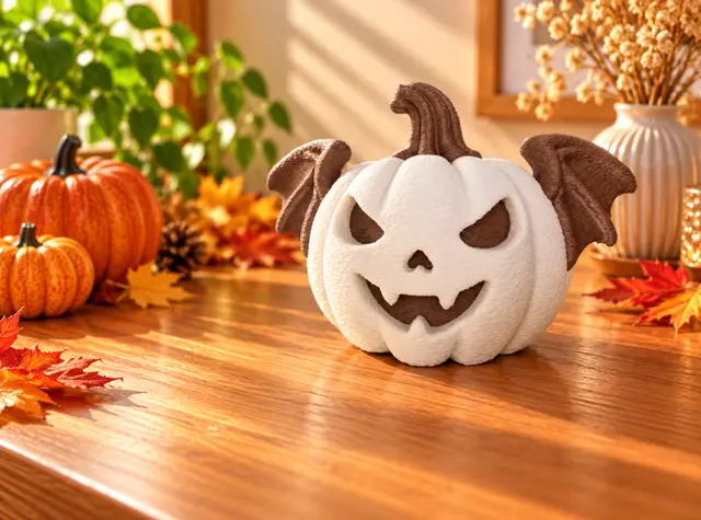 Bat-Wing Jack-o’-Lantern – Halloween Pumpkin — modelo 3D