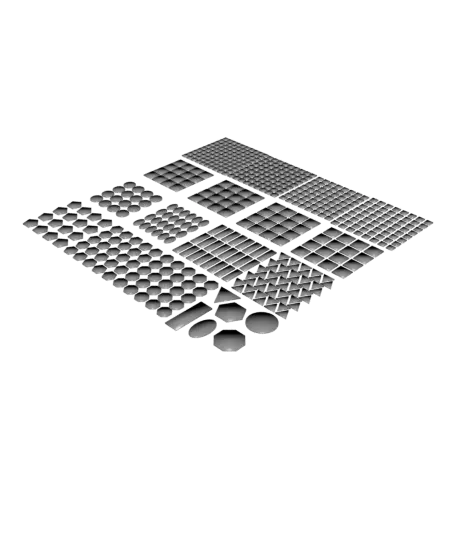 sample shapes textile — modelo 3D