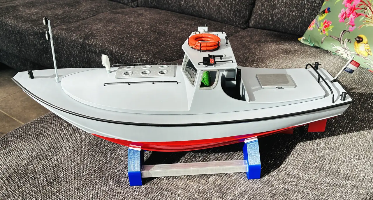 RC work boat (Vlet) for Shell in port Harcourt — modelo 3D