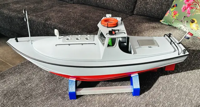 RC work boat (Vlet) for Shell in port Harcourt — modelo 3D