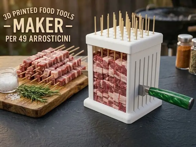 49-in-1 BBQ Skewer & Arrosticini Maker Box — modelo 3D
