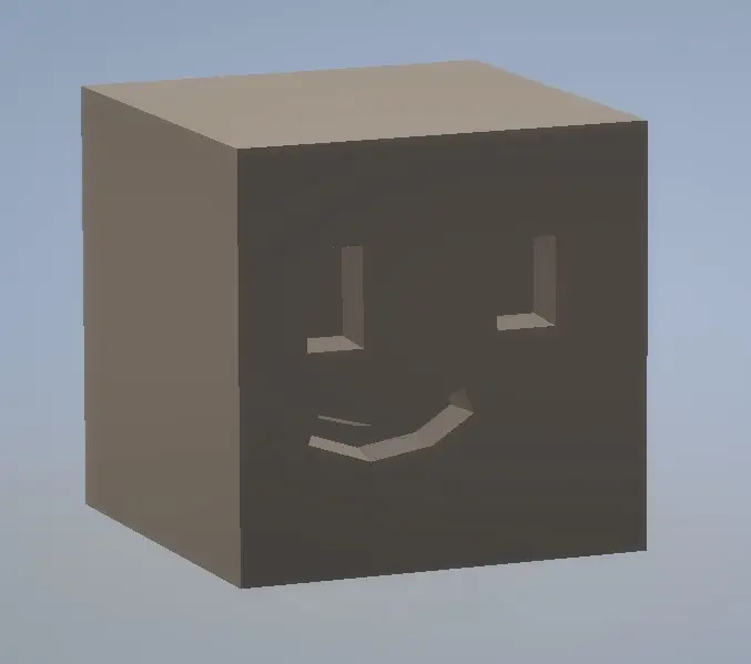 cube — modelo 3D