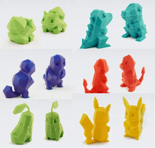 Low - Poly Pokemon Collection — modelo 3D