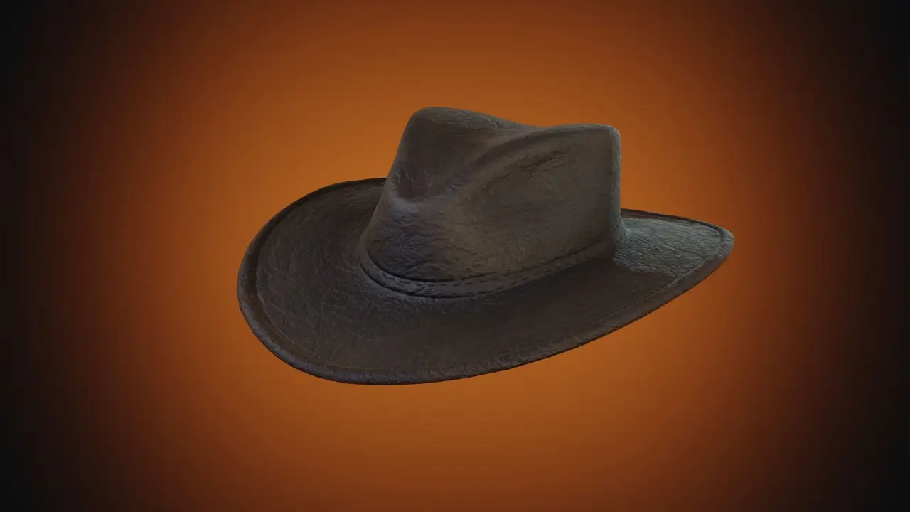 Cowboy Hat — modelo 3D