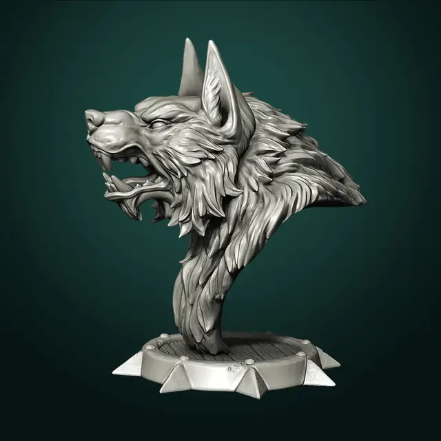 Werewolf bust pre-supported FREE — modelo 3D