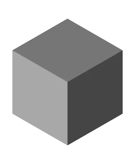 XYZ Calibration Cube — modelo 3D