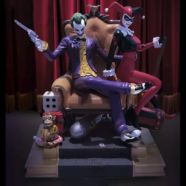 Joker and harley quinn 3D model for 3D Printing 3D print model — modelo 3D