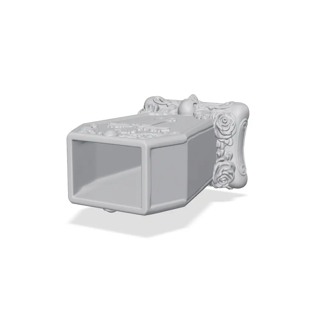 Gothic Coffin Makeup Brush Holder — modelo 3D