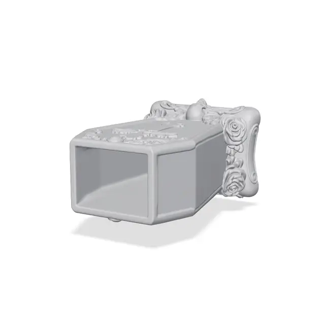 Gothic Coffin Makeup Brush Holder — modelo 3D