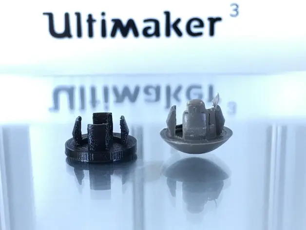 Whirlpool W10082838 Dishwasher Cap Replacement — modelo 3D