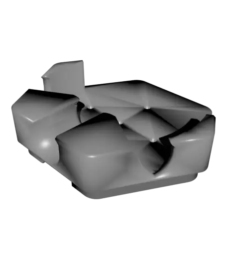 Hextraction Pachinko Tile — modelo 3D