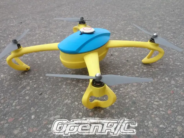 OpenRC Quadcopter (Beta) — modelo 3D