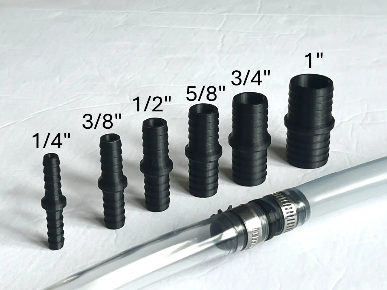 Barb Union Tube / Hose Splice joint fitting — modelo 3D