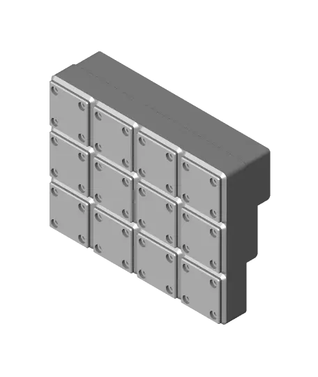 #Gridfinity Paint Shelf — modelo 3D