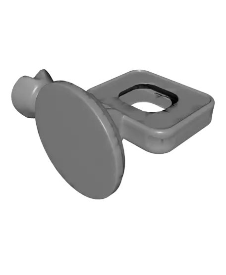 Action Camera Helmet Mount - 3D Printable STL File — modelo 3D