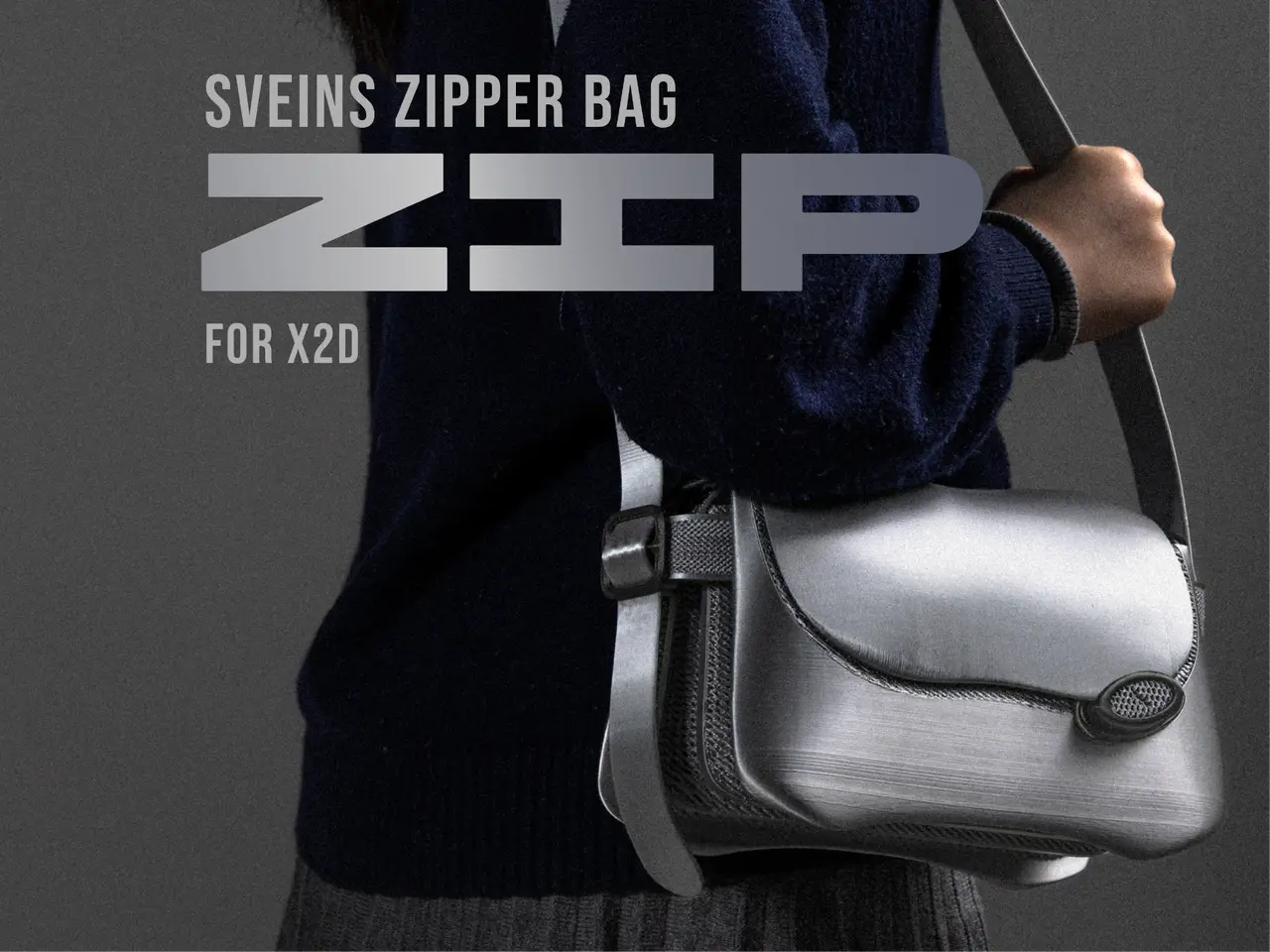SVEINS ZIP 1 zipper bag v1.5 — modelo 3D
