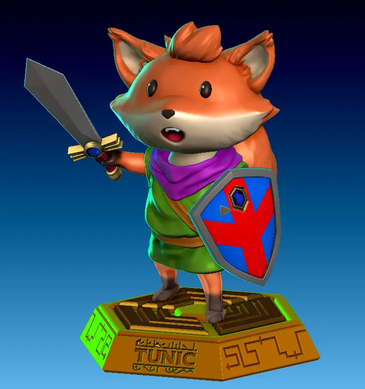 TUNIC fan art — modelo 3D
