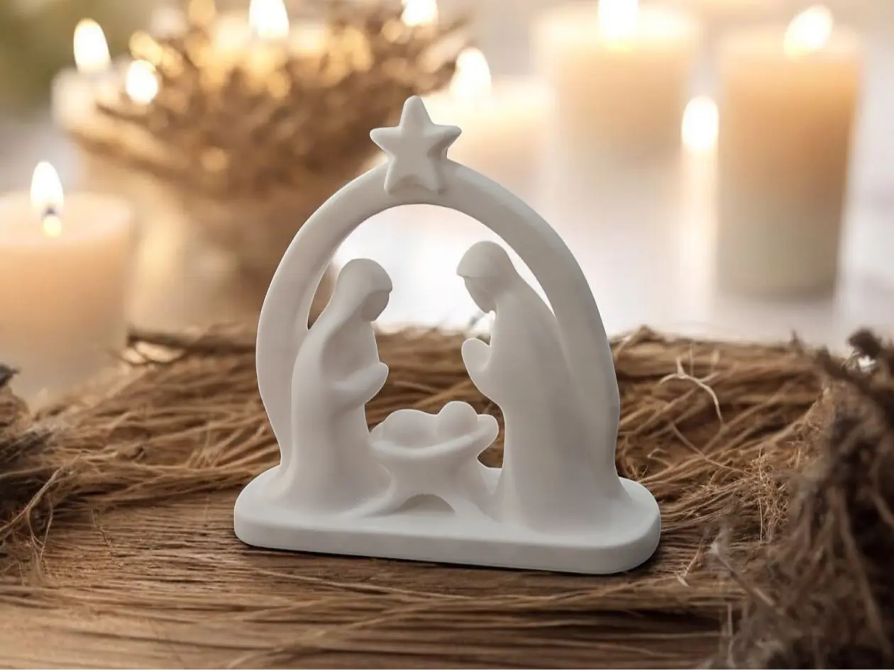 Nativity Scene – Minimalist Christmas Decor — modelo 3D