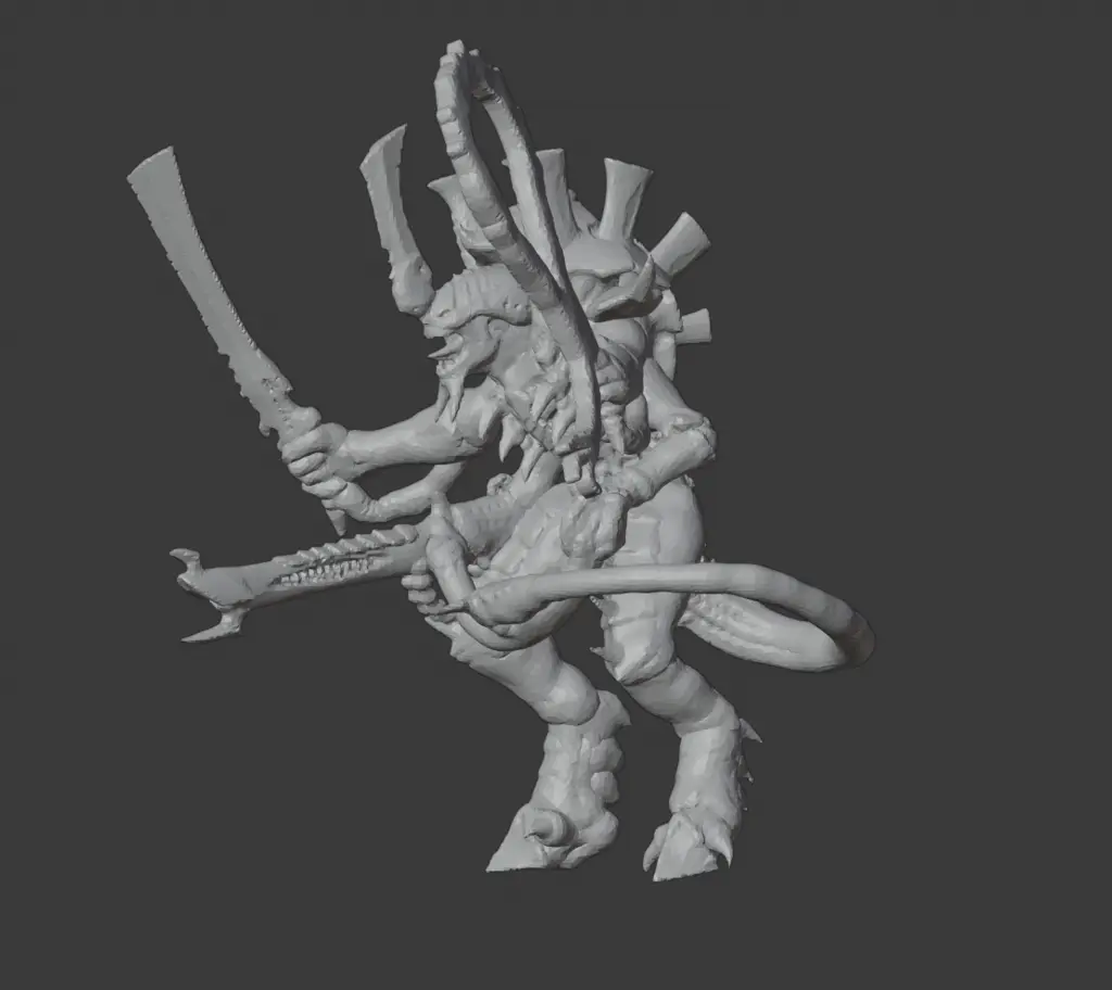 Epic Tyranid Hive Tyrant — modelo 3D