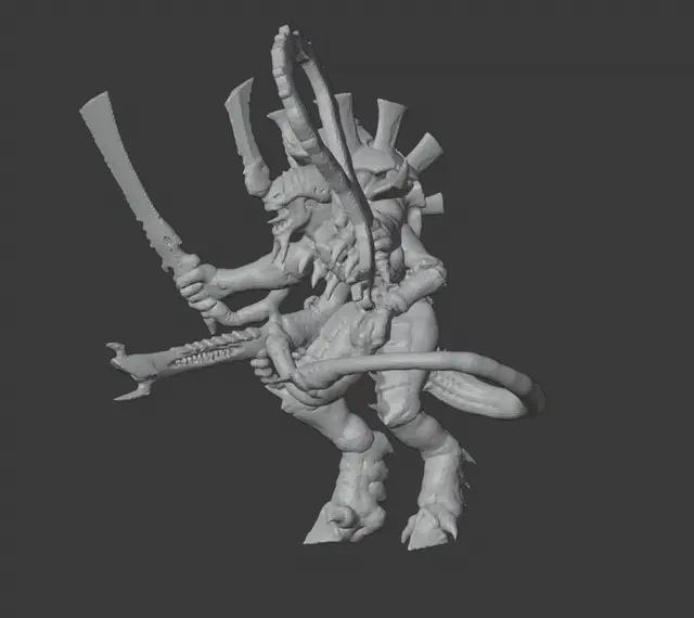 Epic Tyranid Hive Tyrant — modelo 3D