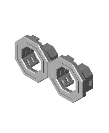 Raised Dual Snap (DS Part A) — modelo 3D