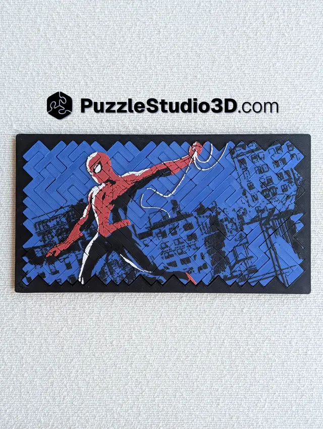 Spiderman Fractal Puzzle — modelo 3D