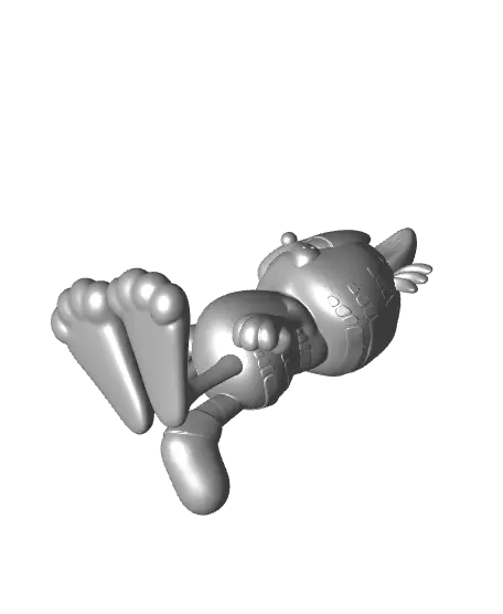 Garfield Figurine - Iconic Cartoon and Comic Character Art — modelo 3D