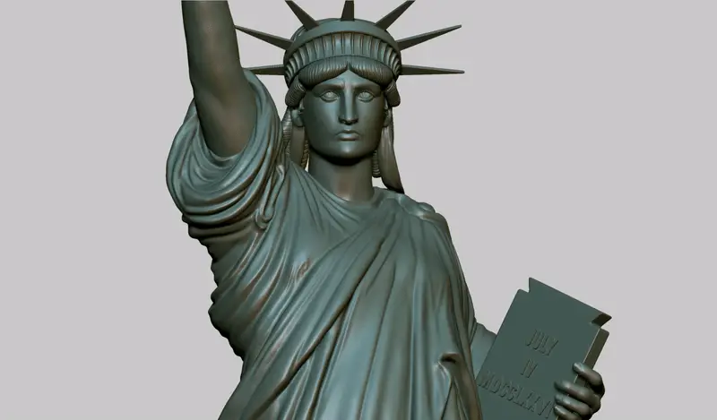 Statue of Liberty National Monument — modelo 3D