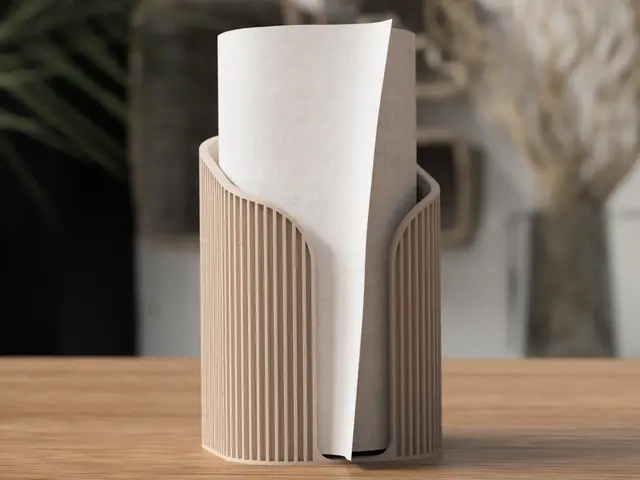 Paper Towel Holder / Stand Japandi — modelo 3D