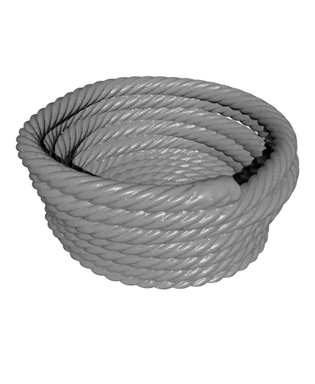 Sloppy Coiled Rope Bowls — modelo 3D