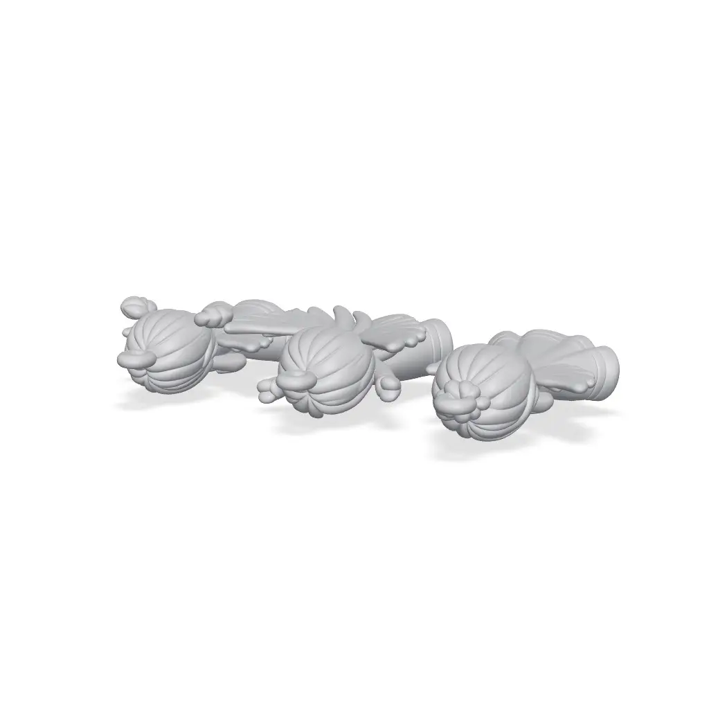 Angel Christmas Ornament Set of 3 — modelo 3D