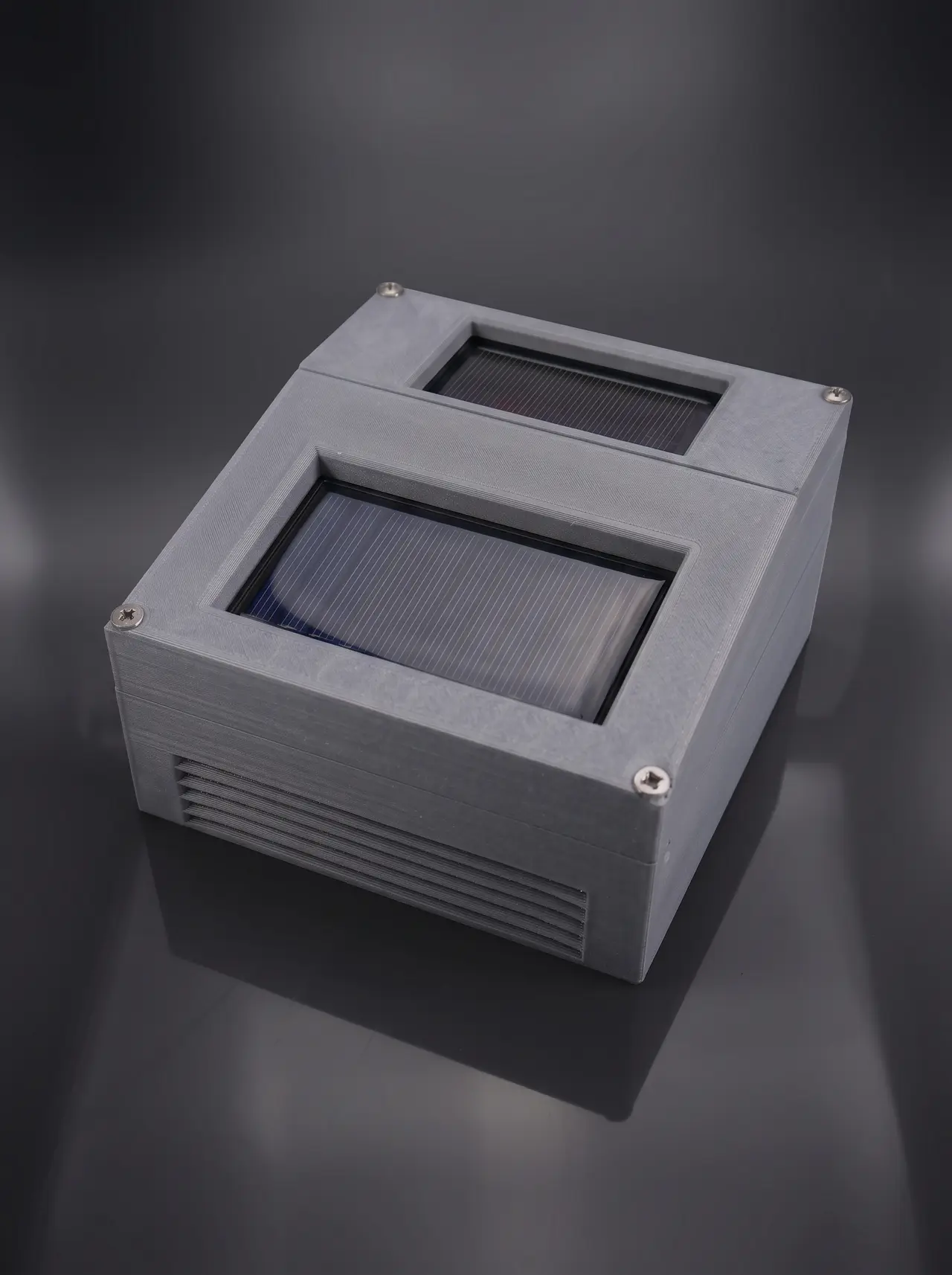 SILENCE! - Stealth Solar Anti-Bark LED Fence Light — modelo 3D